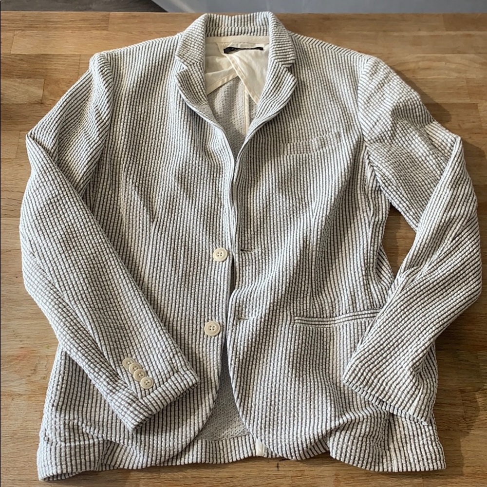 Zara summer terry cloth blazer